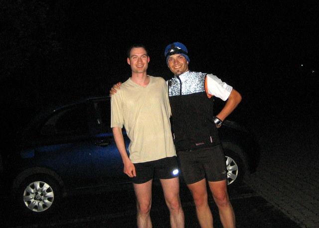 Nach dem Lauf, Dirk und Thomas 