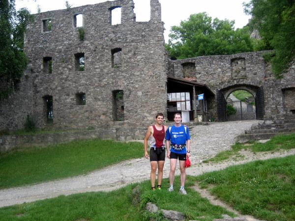 Dirk und Thomas vor der Ruine Hohentwiel�