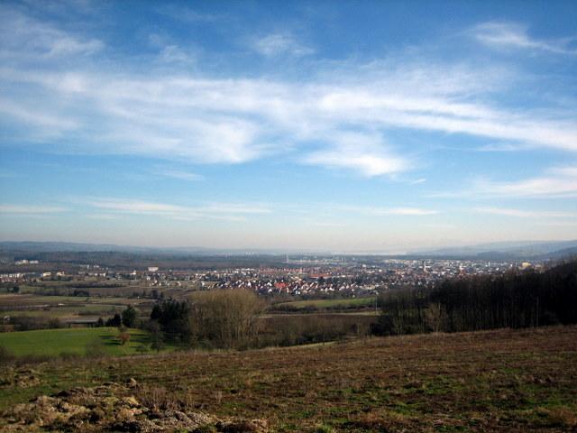 Singen und der Bodensee im Hintergrund�