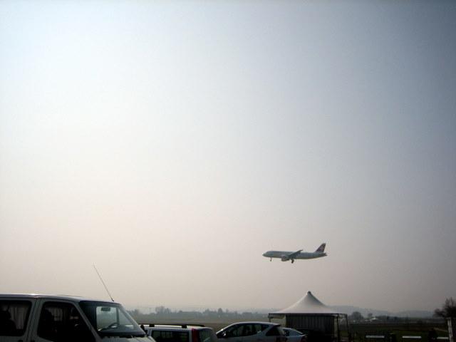 Swiss Air Landung�