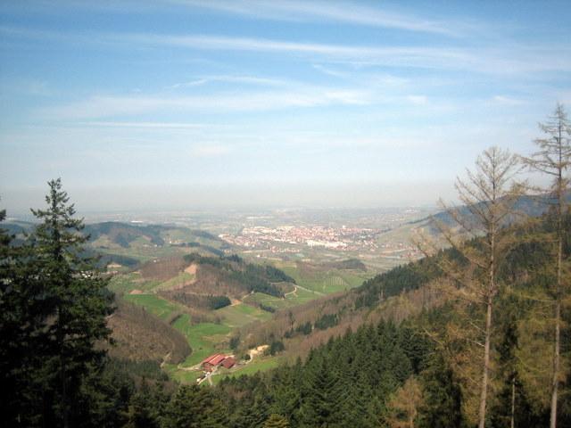 Panorama vom Fels beim Otschenschrofen