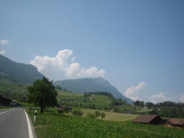 Blick auf die Bernerhhe, Startpunkt des Rigi-Wanderweges�