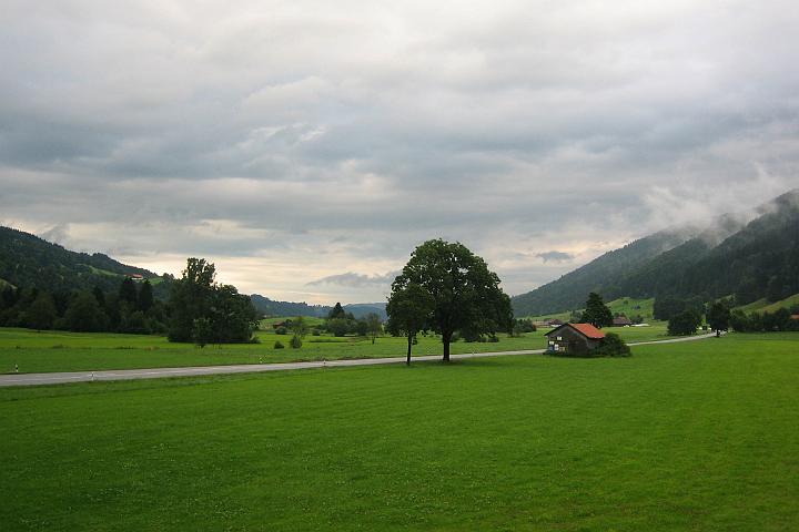 Richtung Allgu zieht schlecht Wetter auf