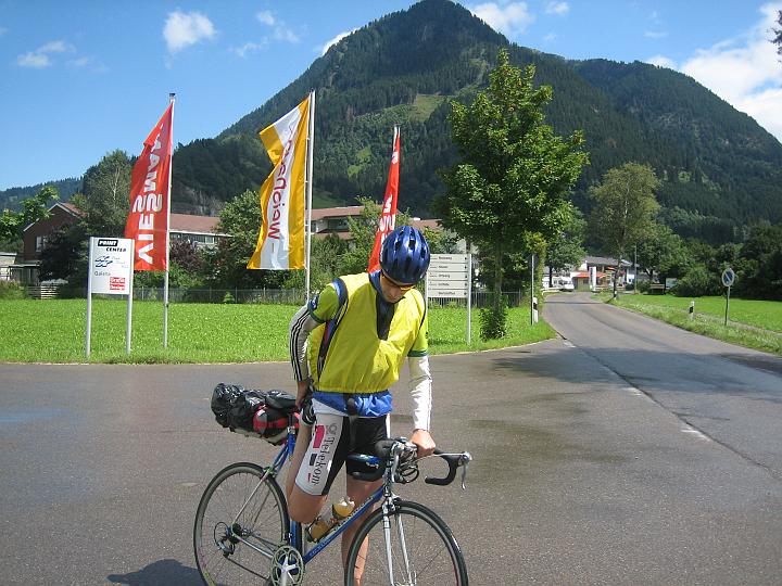 Am n�chsten Tag wieder frisch und munter bei Sonthofen vorm Hochjoch