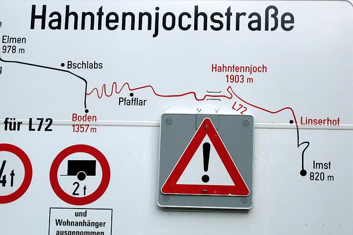 Hahntennjoch - Ein m�rderischer Pass, und das mit unserem Gep�ck hintendrauf. Der tut mir jetzt noch weh....