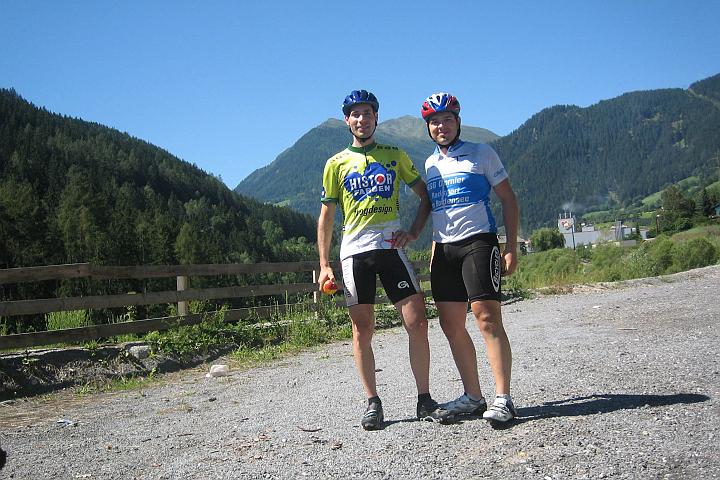 Beim Aufstieg auf den Arlberg