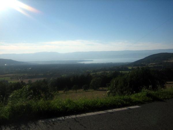 Ausblick bei der Abfahrt vom Col du Cou�
