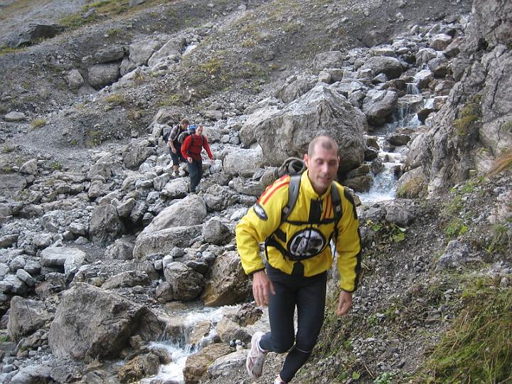 Das Gelaende wird langsam schwieriger 