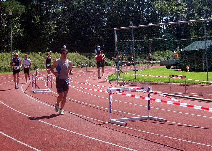 Auf der ersten Runde im Stadion 