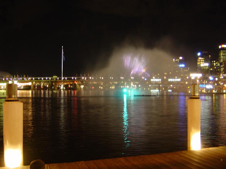 Laser-Spiele bei Darling Harbour