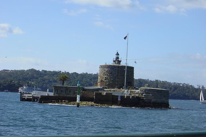 Eine alte Gefngisinsel in Sydney