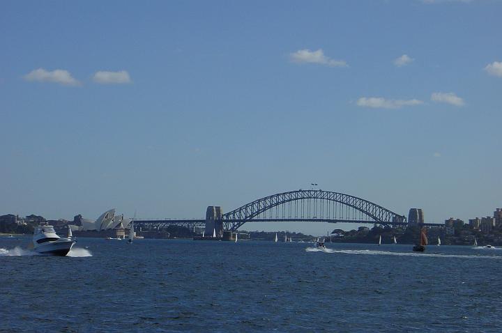 Auf der Fhre nach Manly Beach