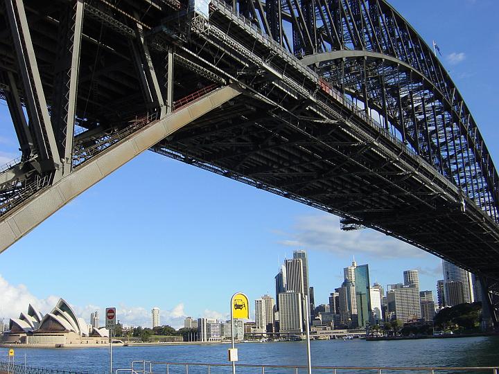 Harbour Bridge und Sydney Skyline aus einer anderen Perspektive