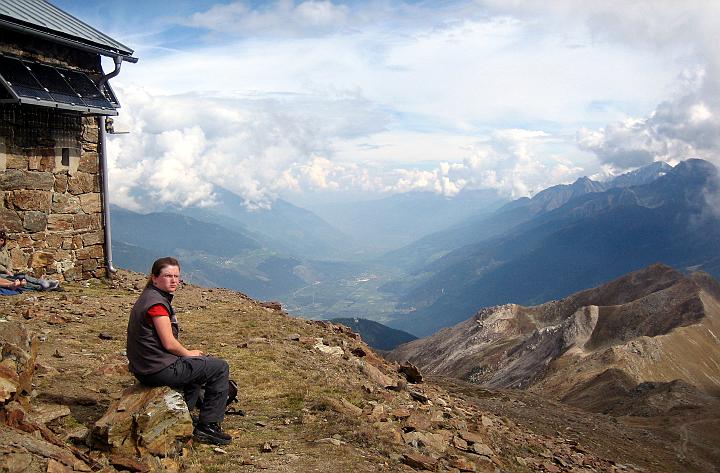 Doro auf dem Piz Chavalaz