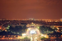 Paris - Tag 2 : Abends auf dem Eifelturm